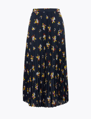 marks and spencer floral skirt