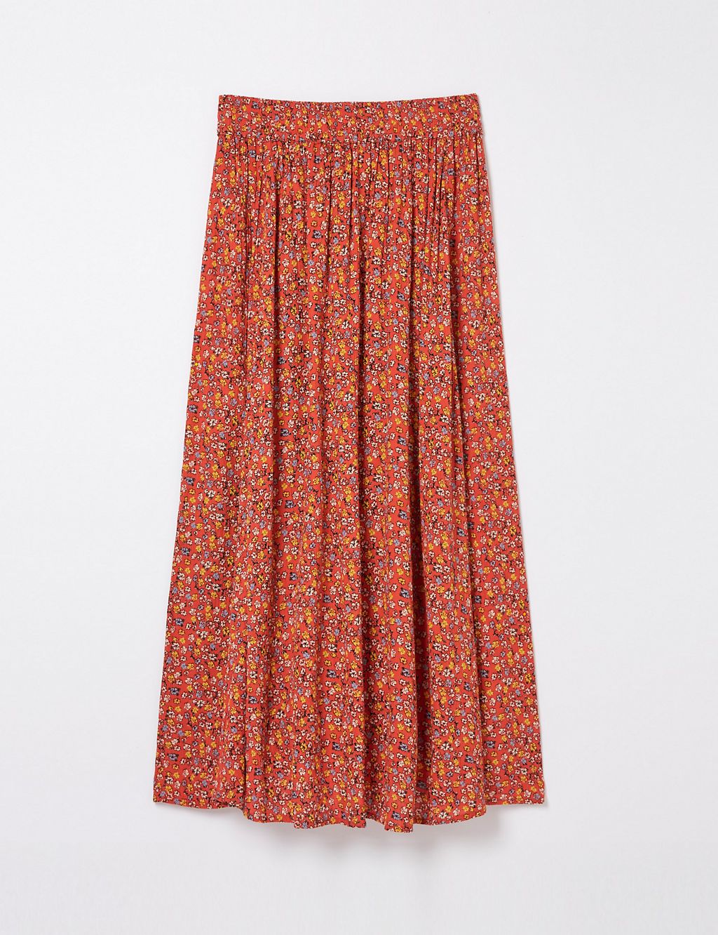 Floral Pleated Midi Skirt 1 of 5