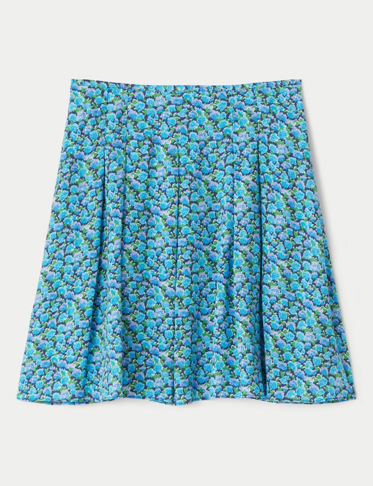 Floral Pleated Mini Skirt 2 of 5