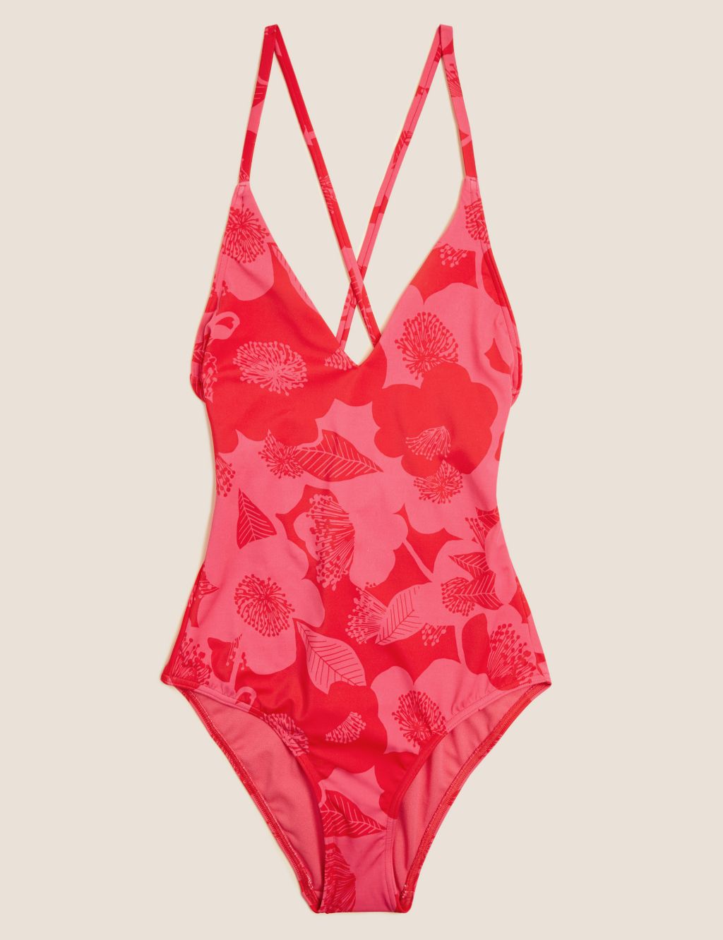 Floral Plunge Swimsuit 1 of 5