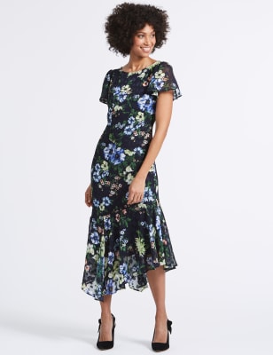 Marks and spencer store tunic midi dress