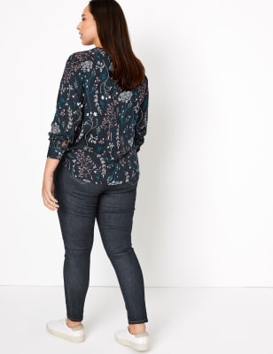 flamingo print blouse uk