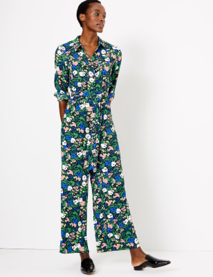 m&s green jumpsuit