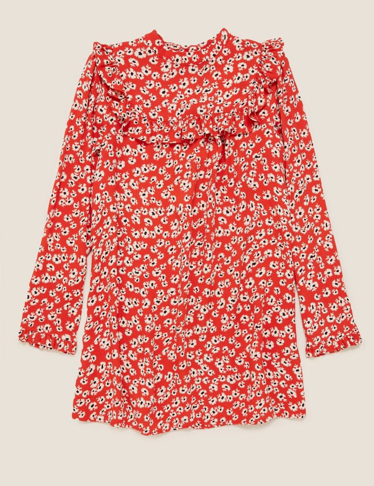 Floral Print Frill Dress (6-14 Years) 2 of 4