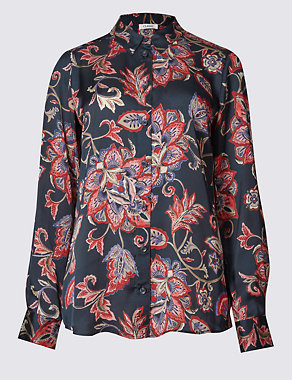 Floral Print Long Sleeve Blouse Image 2 of 4
