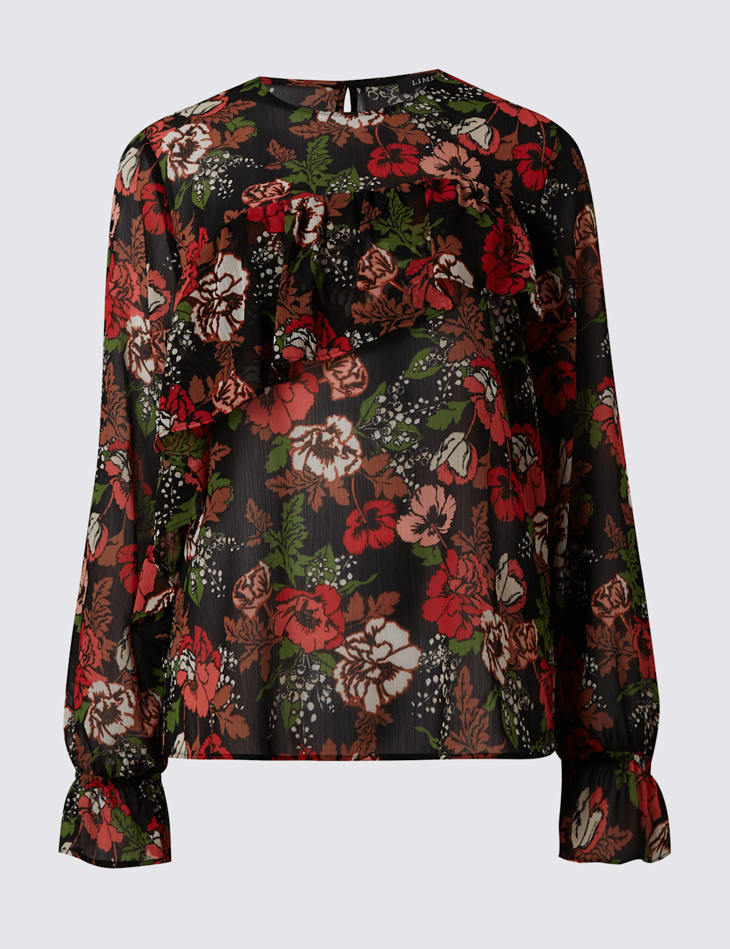 Floral Print Long Sleeve Blouse Limited Edition M&S