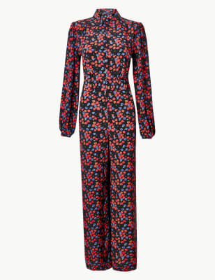 Marks and spencer store floral jumpsuit