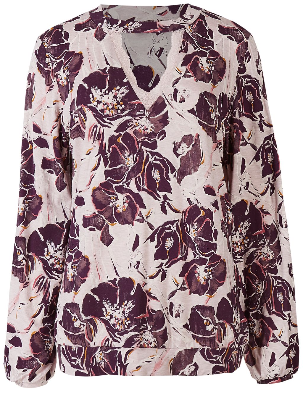 Floral Print Long Sleeve Pyjama Top 5 of 6