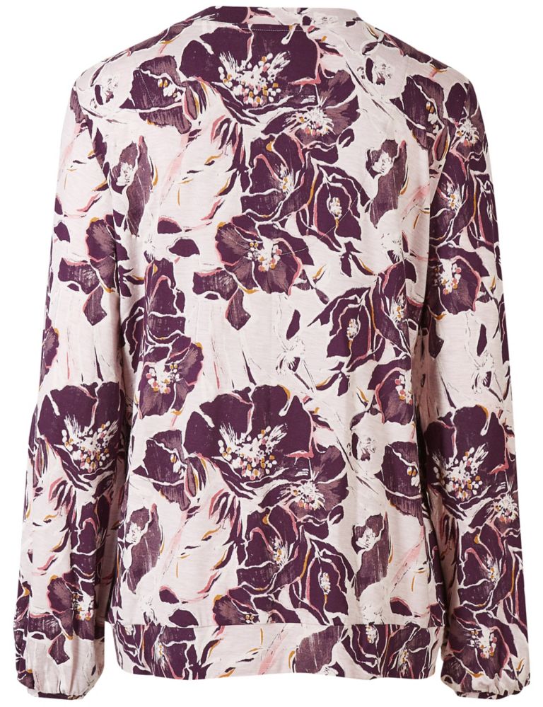 Floral Print Long Sleeve Pyjama Top 6 of 6