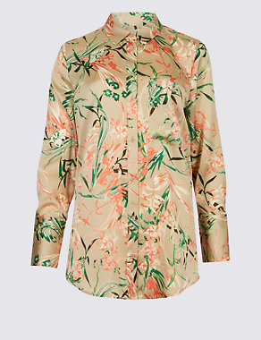 Floral Print Long Sleeve Shirt Image 2 of 5