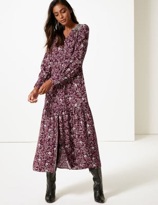 m&s petite maxi dresses