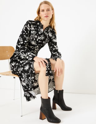 Marks and spencer floral print outlet dress