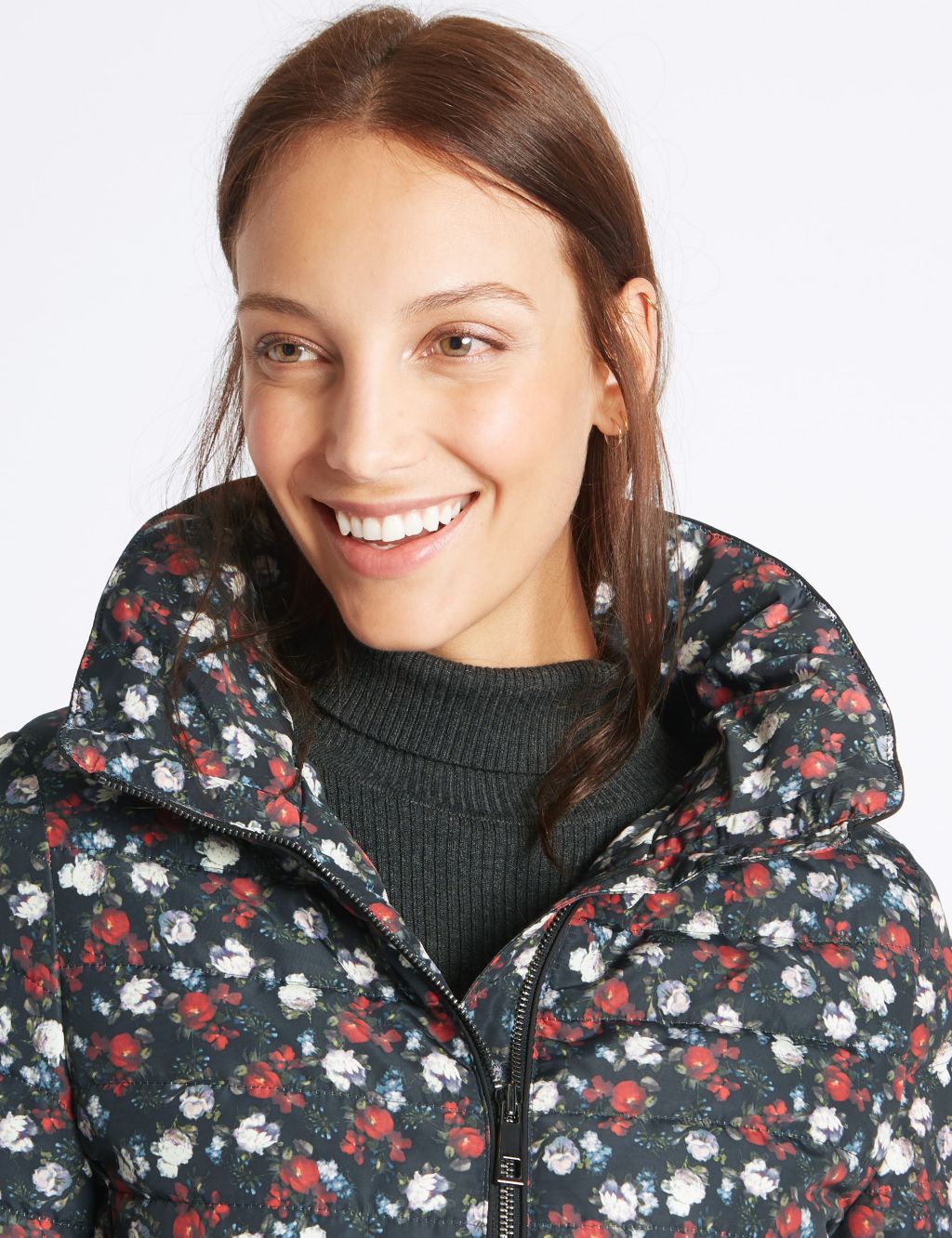 Floral Print Padded Jacket with Stormwear™ 6 of 6