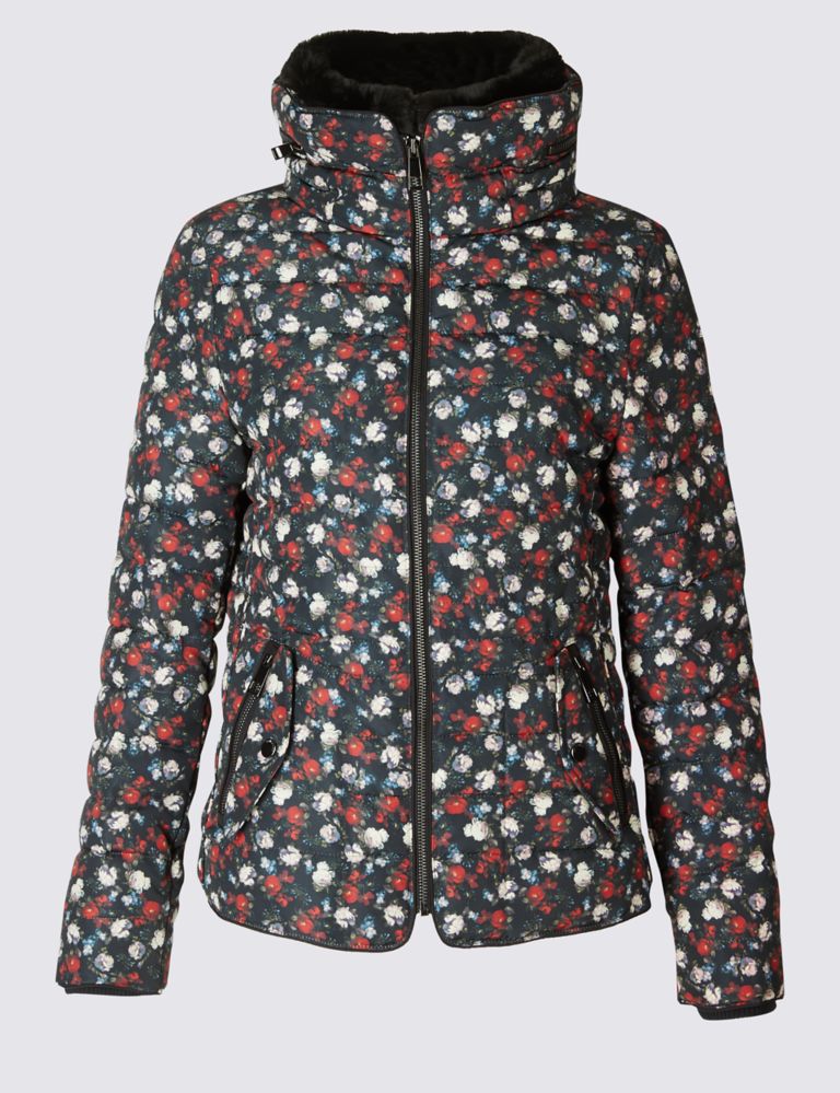 Floral Print Padded Jacket with Stormwear™ 2 of 6