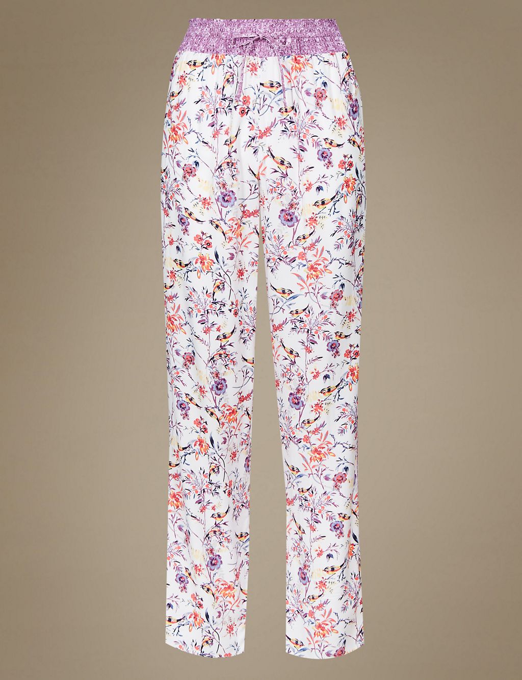 Floral Print Pyjama Bottoms 1 of 4