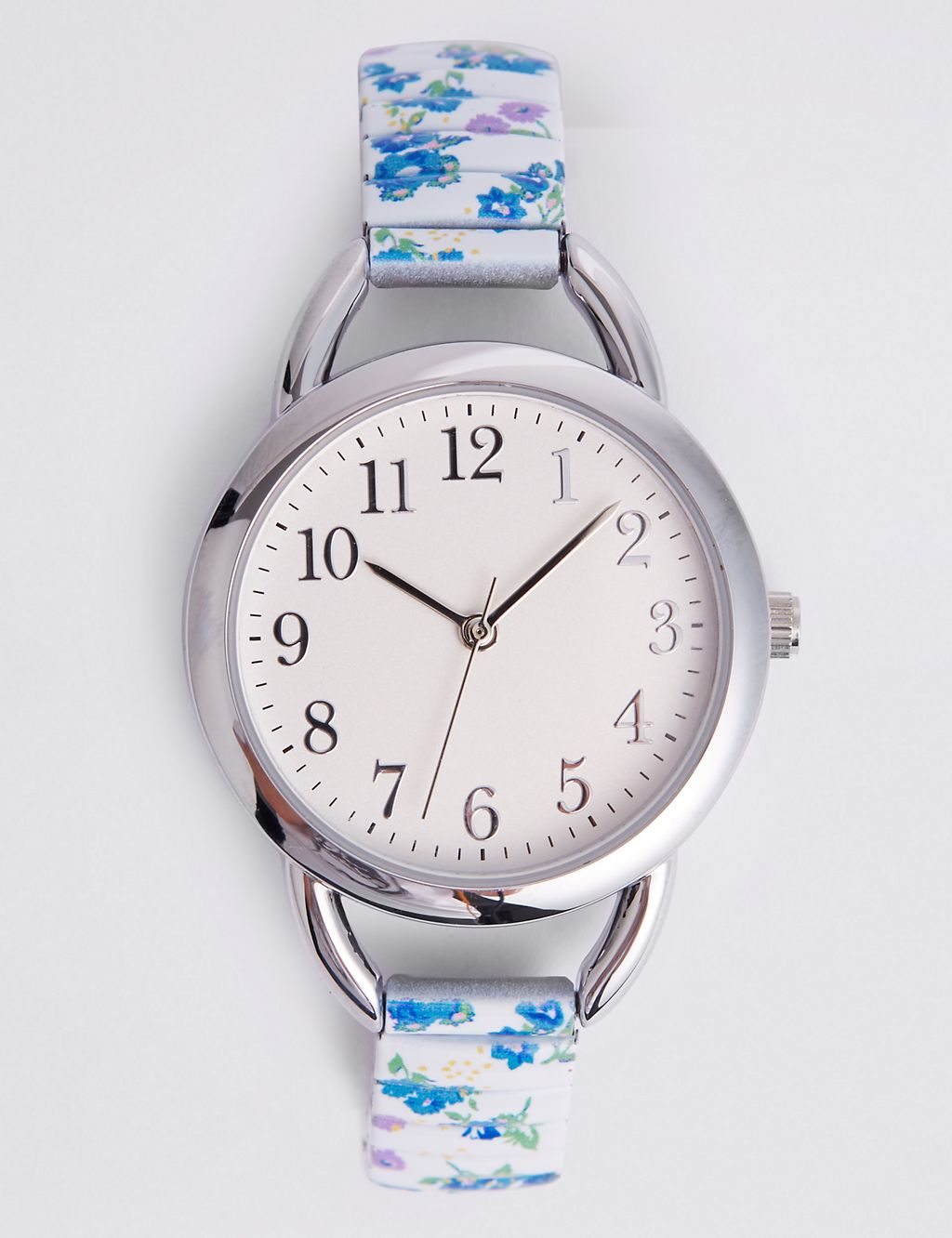 Floral Print Round Face Expander Watch 1 of 4