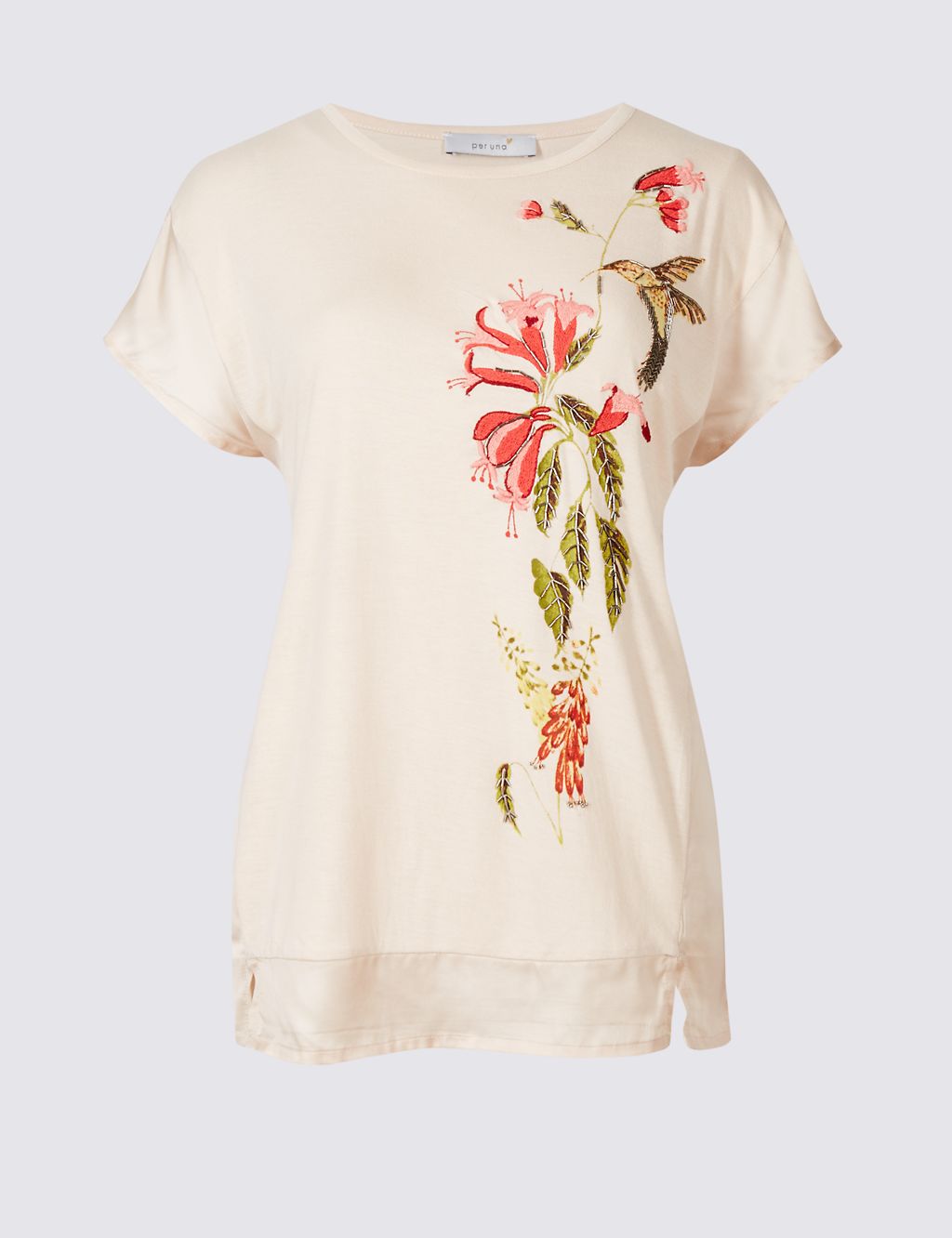Floral Print Short Sleeve T-Shirt 1 of 4