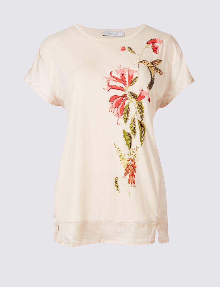 Floral Print Short Sleeve T-Shirt 2 of 4