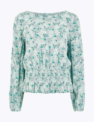 m&s floral shirt