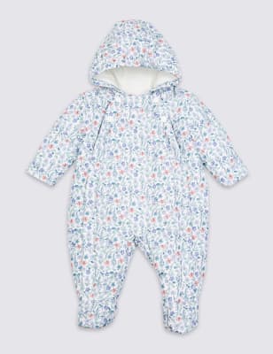 m&s baby girl snowsuit