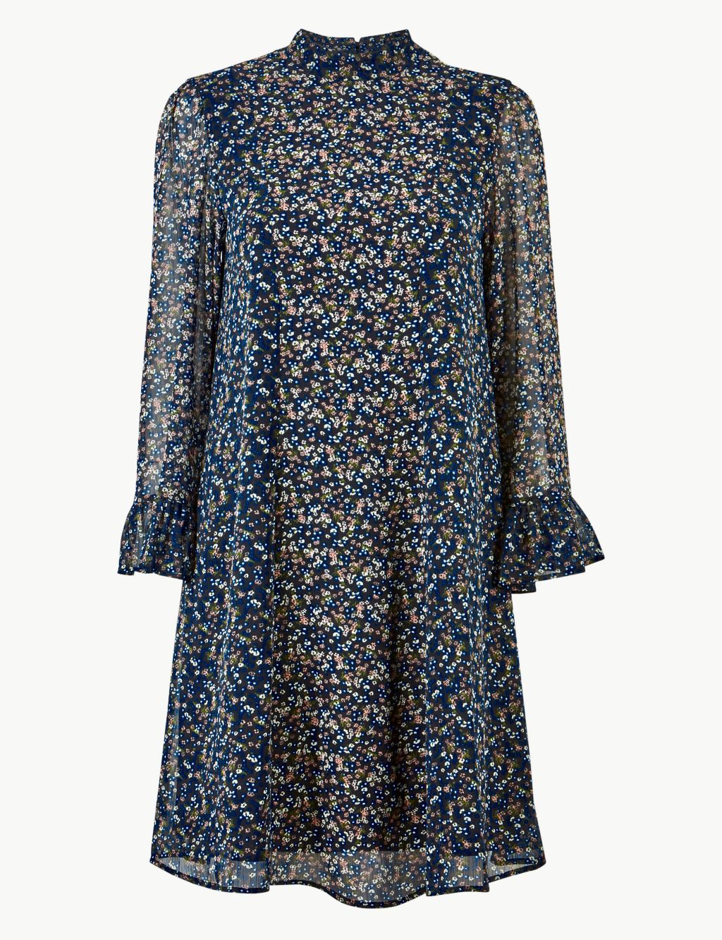 Floral Print Swing Mini Dress | M&S Collection | M&S