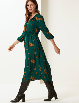m&s tea dress