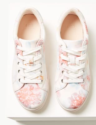 Womens sale floral trainers