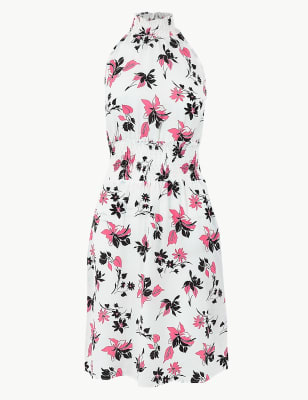 Floral Print Waisted Dress | M&S Collection | M&S