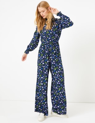 m&s polka dot jumpsuit