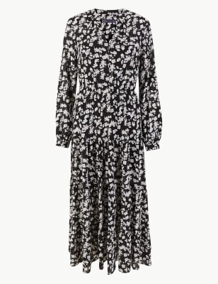 Marks and spencer 2025 black and white dress