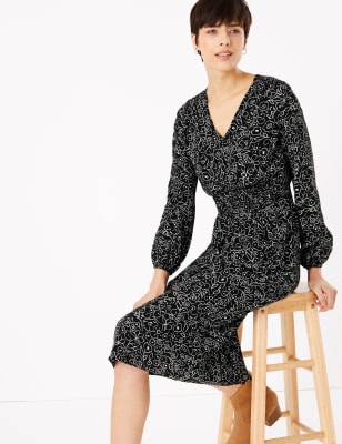 Midi dress clearance m&s