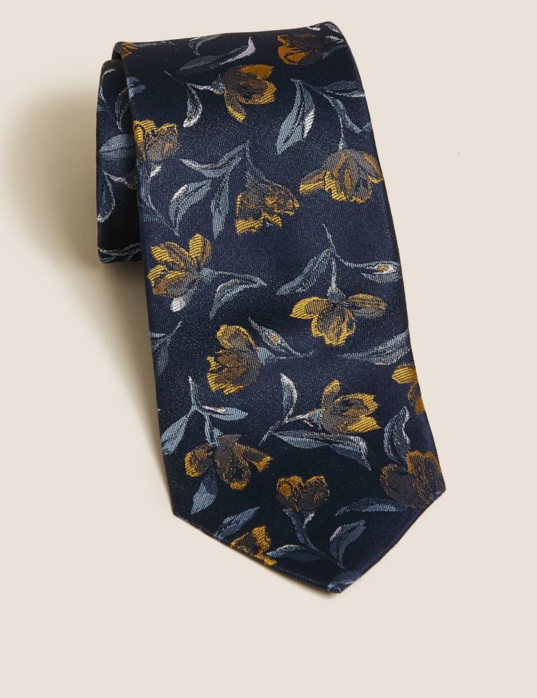 Floral Pure Silk Tie 1 of 2