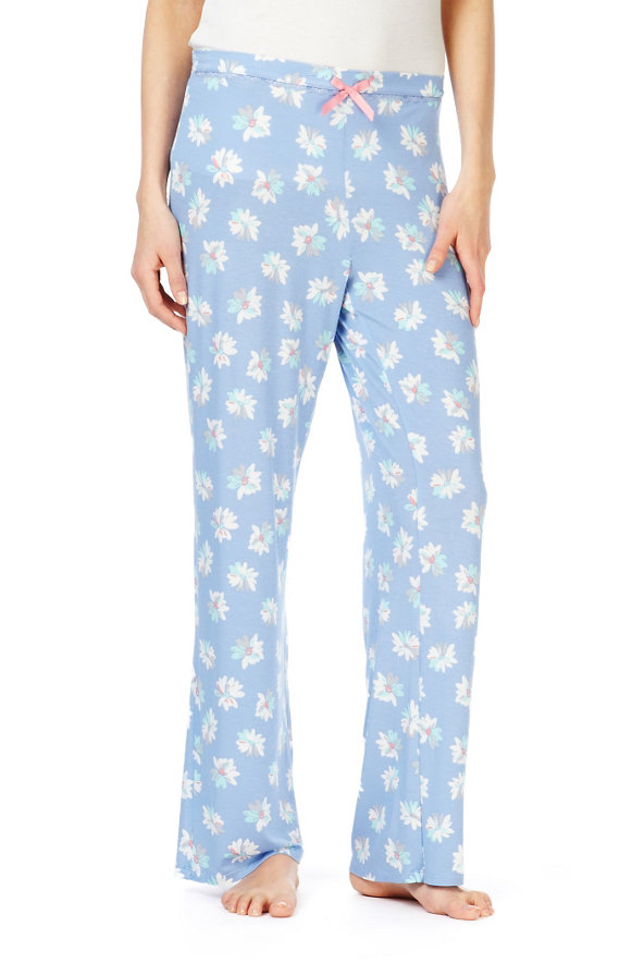 Floral Pyjama Bottoms Image 1 of 1