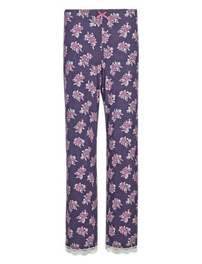 Floral Pyjama Bottoms Image 2 of 4