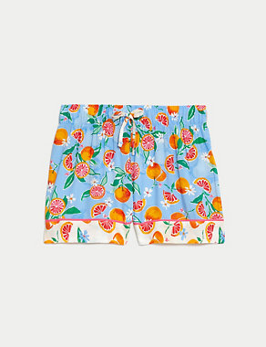 Floral Pyjama Shorts Image 2 of 6