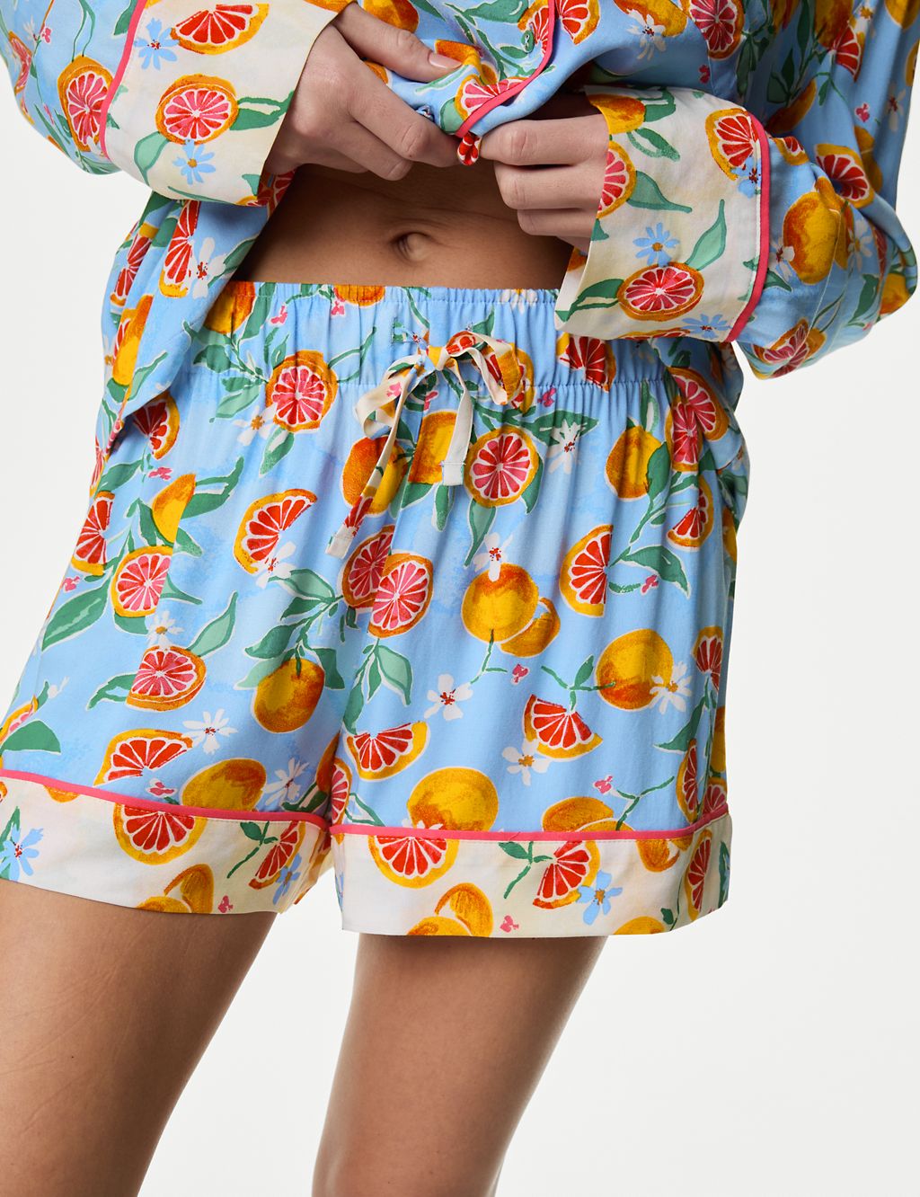 Floral Pyjama Shorts 4 of 6
