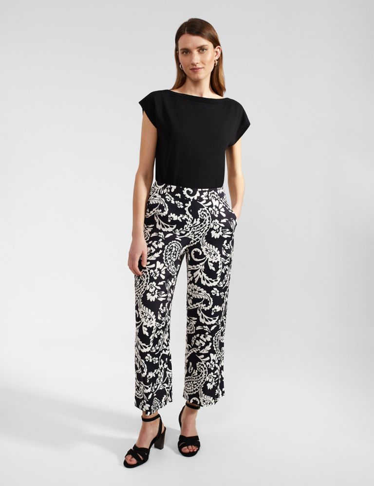 Floral Relaxed Culottes 1 of 7