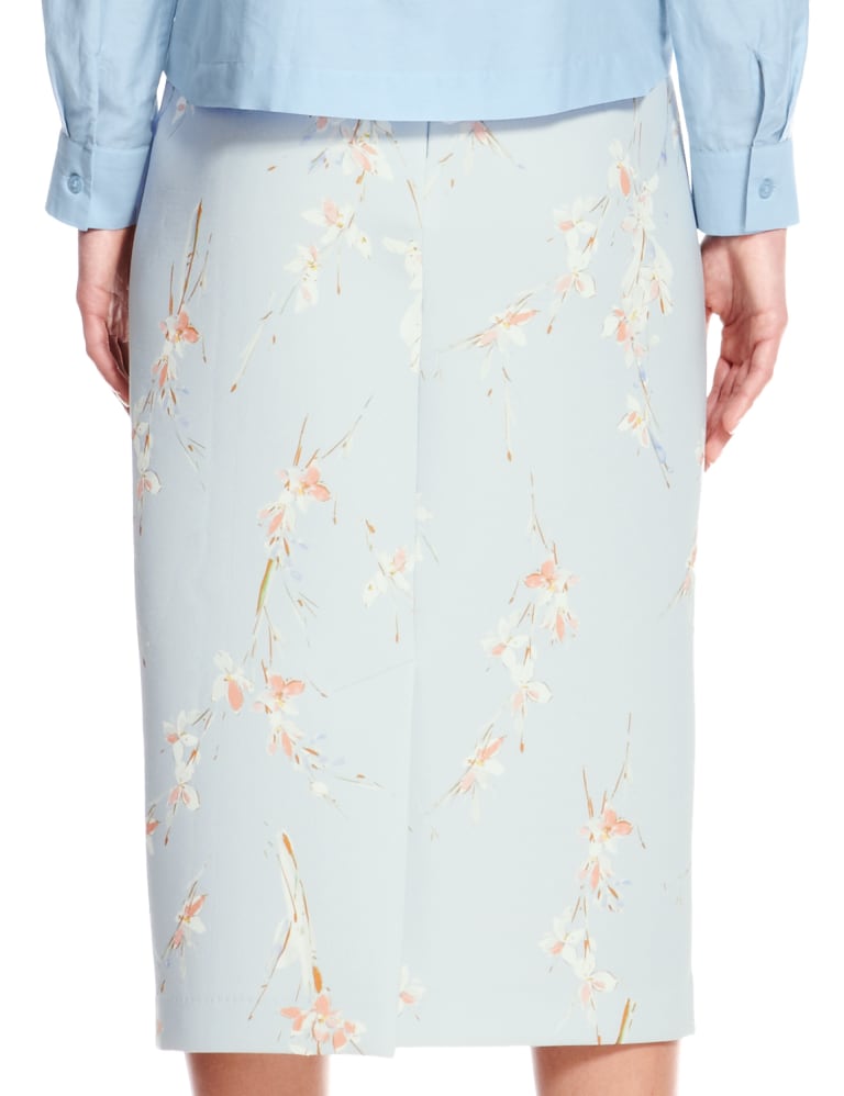 Floral Scuba Pencil Skirt Autograph M S