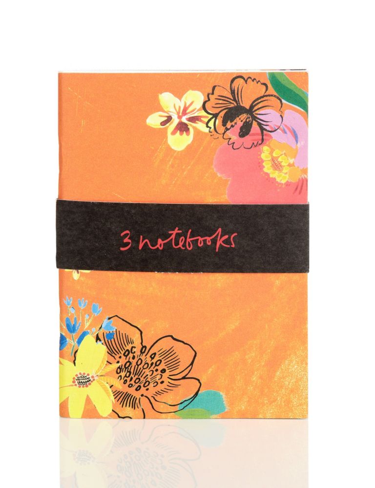 Floral Set of 3 Mini Rio Notebooks 1 of 3