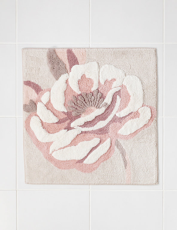 Floral Shower Mat Image 1 of 1