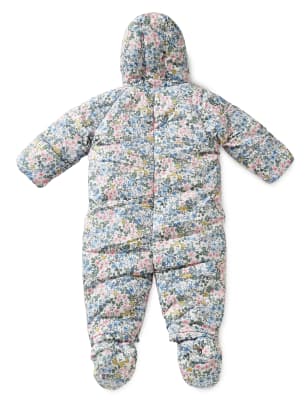 Floral Snowsuit M S