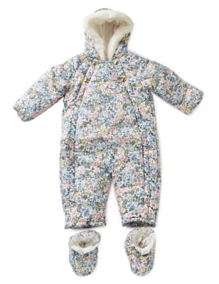 m&s baby girl snowsuit