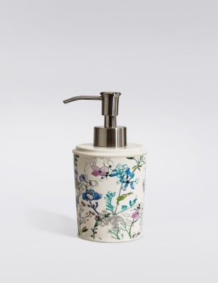 Floral Soap Dispenser M&S