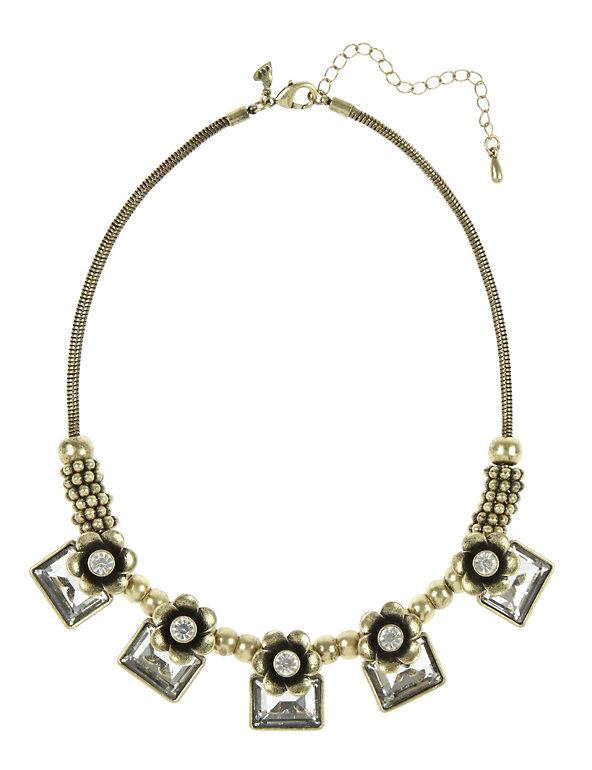 Floral Square Necklace Image 1 of 1