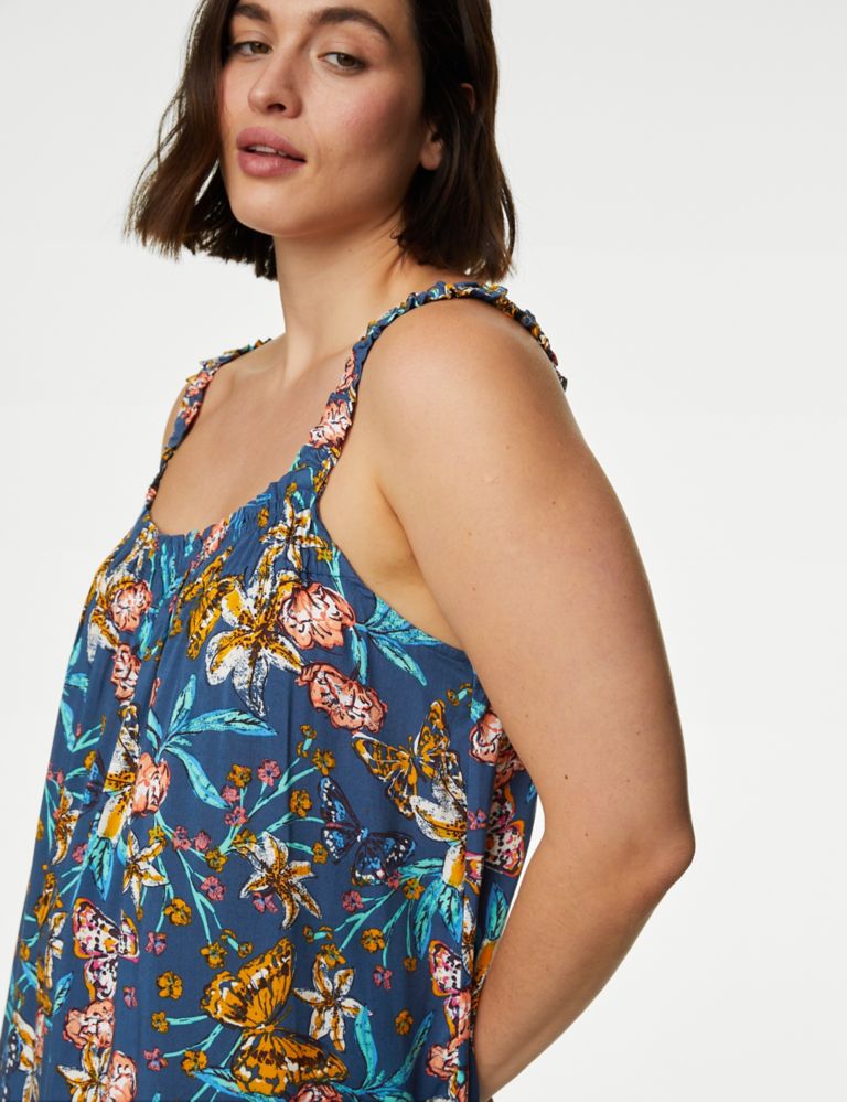 Floral Strappy Chemise | M&S Collection | M&S