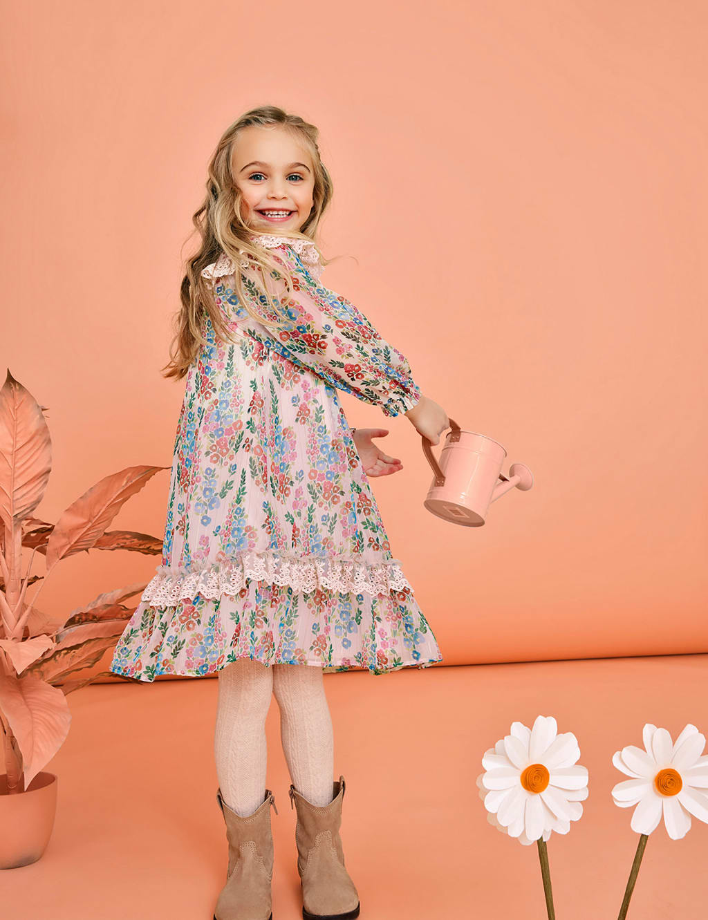 Floral Stripe Dress (3-13 Yrs) 3 of 4