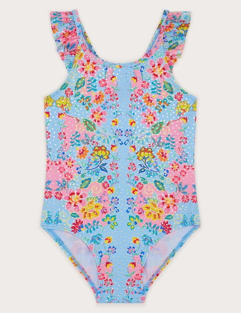 Floral Swimsuit (3-13 Yrs) 1 of 2