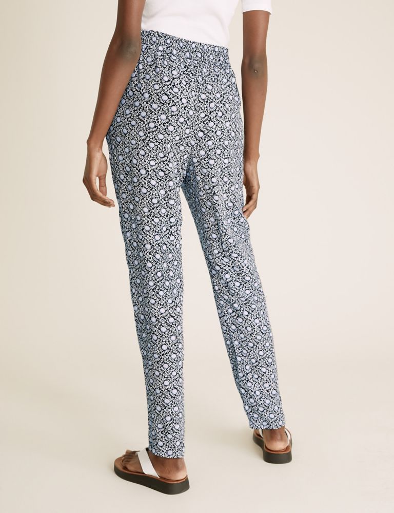 Floral Tapered Ankle Grazer Trousers 5 of 6
