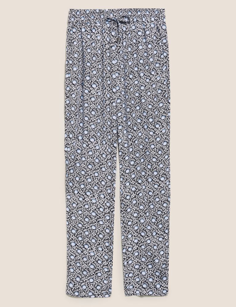 Floral Tapered Ankle Grazer Trousers 2 of 6