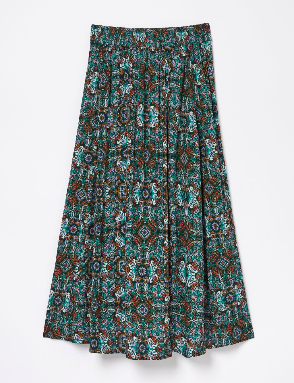 Floral Textured Midi Slip Skirt | FatFace | M&S